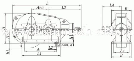 Редуктор КЦ1 250 Редуктор КЦ1 250