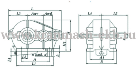Редуктор Ц2 250 Редуктор Ц2 250
