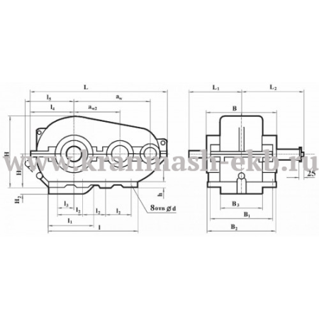 Редуктор РМ-1000 (РК 600) Редуктор РМ-1000 (РК 600)