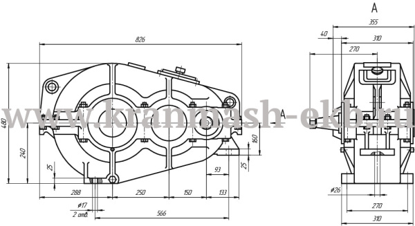 Редуктор ГПШ 400 Редуктор ГПШ 400