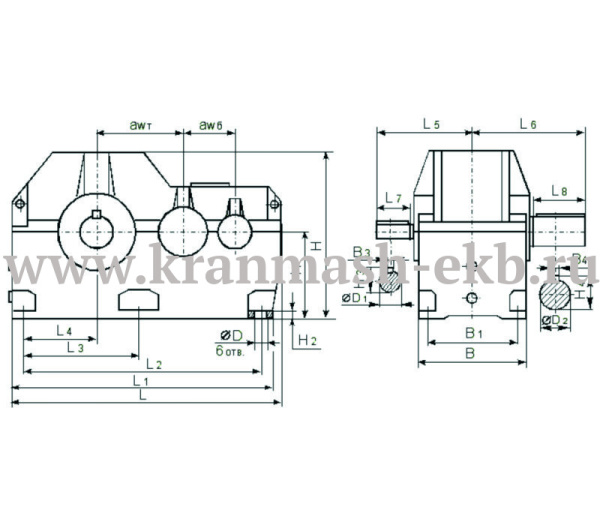 Редуктор Ц3Н 630 Редуктор Ц3Н 630