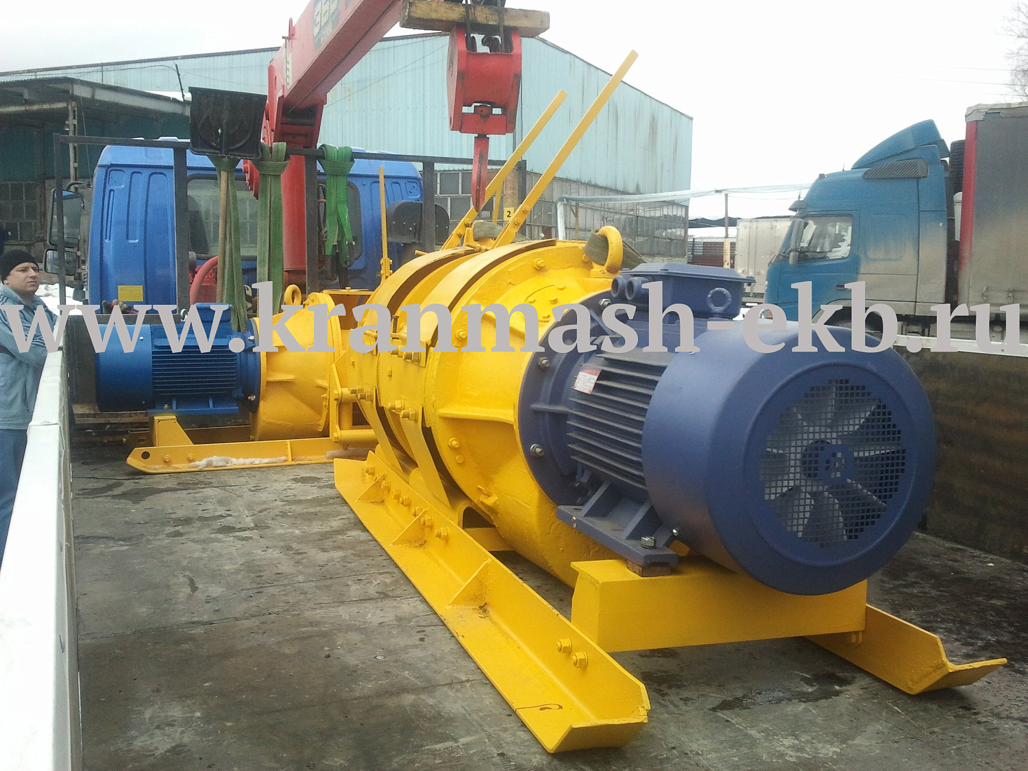 Лебедки скреперные