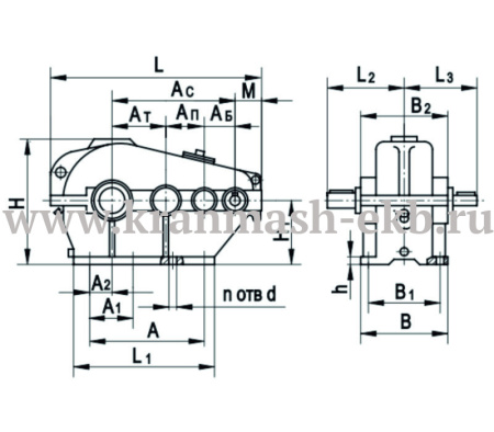 Редуктор ЦТНД 315 Редуктор ЦТНД 315