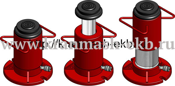 Домкраты грузовые с фиксирующей гайкой ДГ150П200Г Домкраты грузовые с фиксирующей гайкой ДГ150П200Г